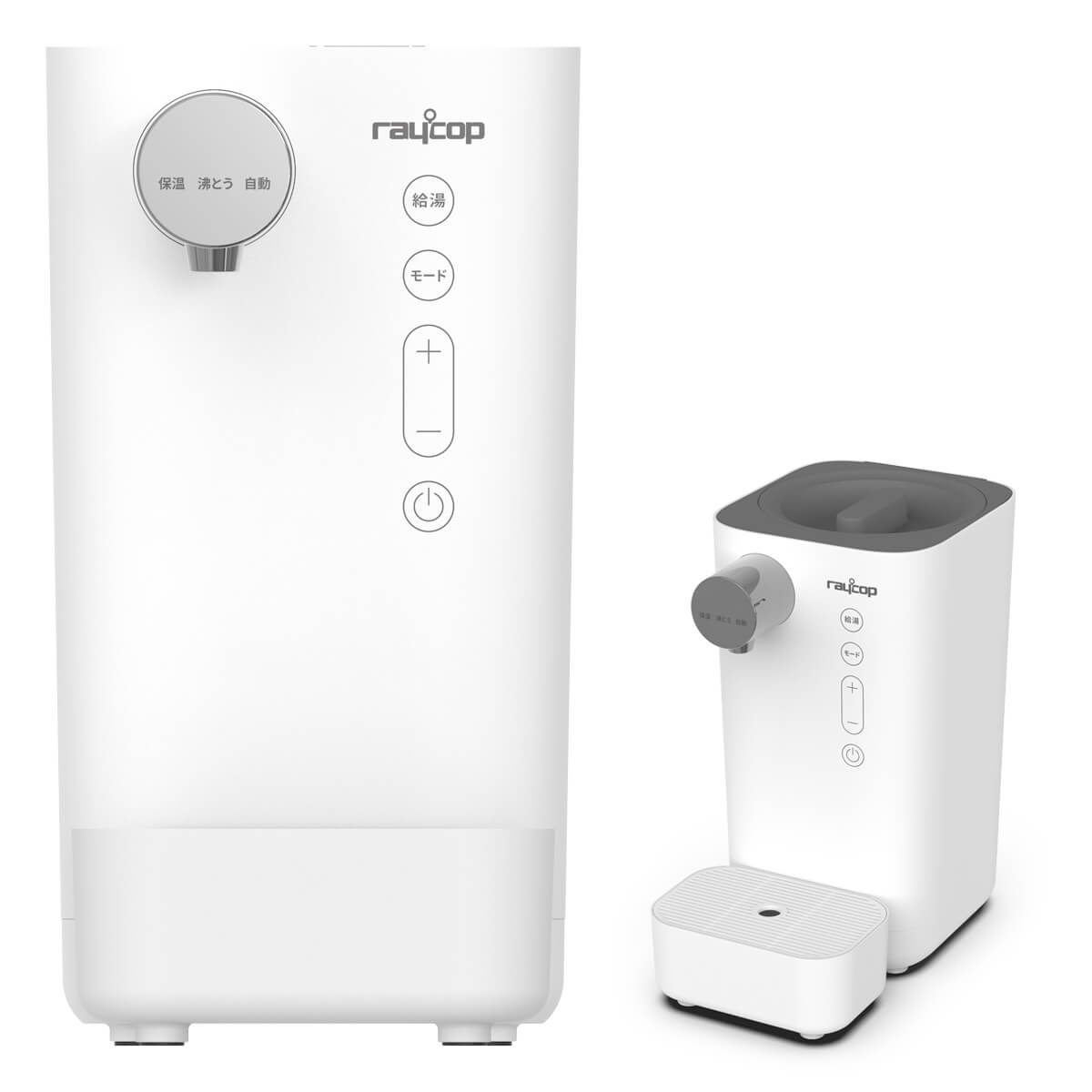 レイコップの電気ポットはタッチ式のセンサーで操作も簡単です。