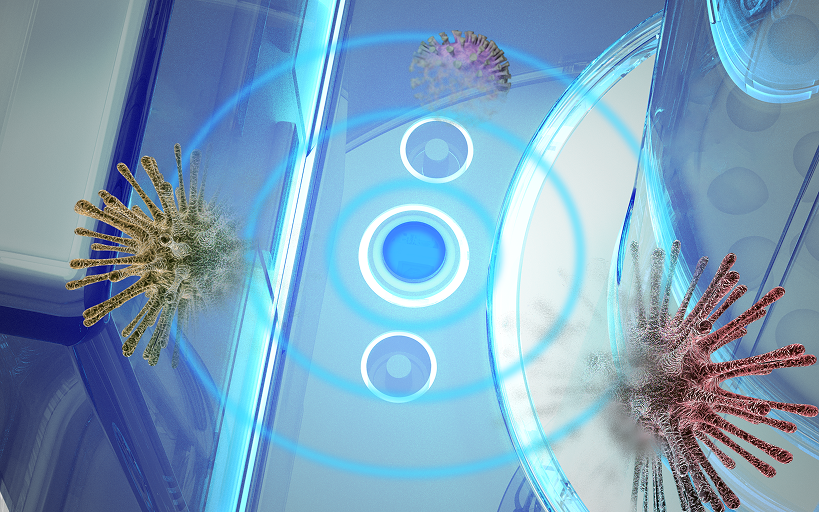 ダブルの除菌効果を発揮するUV機能